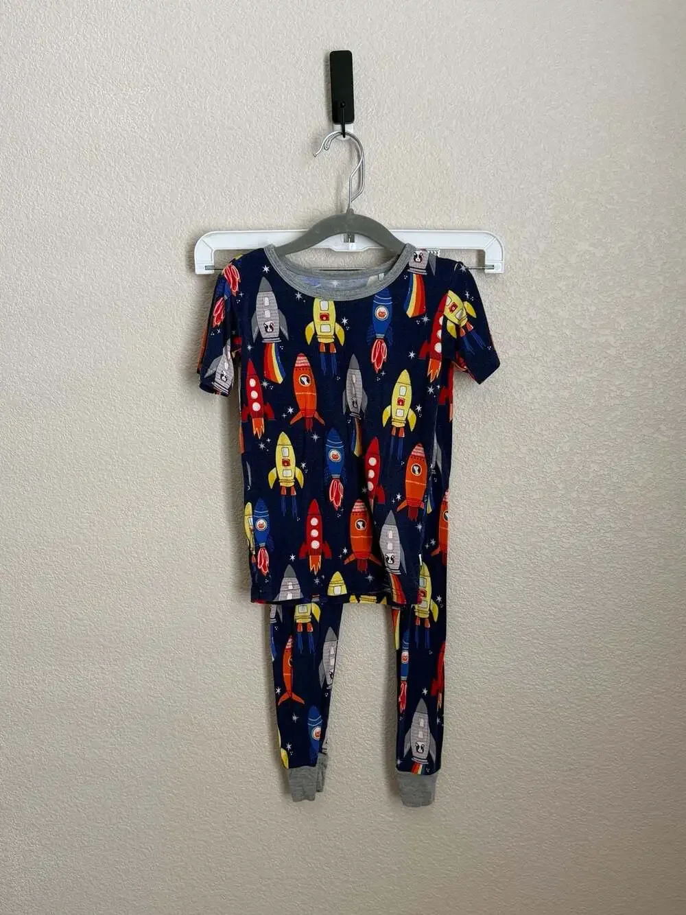 Little Sleepies Rocket Ship Two-Piece Pajama Set 4T
